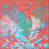Seahorse silk scarf 45x45 cm