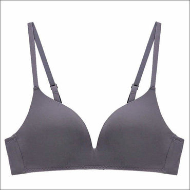 Seamless One-Piece Solid Color Wireless Bra