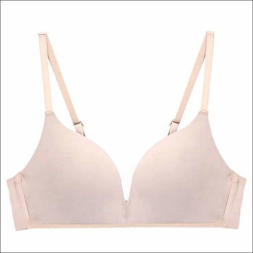 Seamless One-Piece Solid Color Wireless Bra