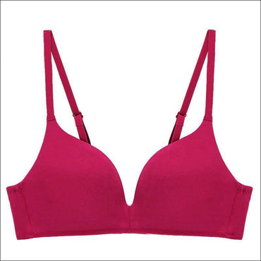 Seamless One-Piece Solid Color Wireless Bra