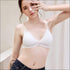 Seamless Triangle Deep V Lace Bra