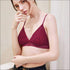 Seamless Triangle Deep V Lace Bra