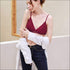 Seamless Triangle Deep V Lace Bra
