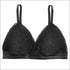 Seamless Triangle Deep V Lace Bra