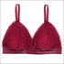 Seamless Triangle Deep V Lace Bra