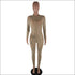 See-through Fabric Long-sleeve Jumpsuits