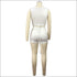 See-through Fabric Sequin Decor Wrapped Strap Mini