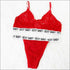 See-through Half Cup Plus Size Women Bra Set
