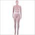See-through Mesh Fabric Sleeveless Sexy Lady Top Pants Two-piece Set