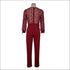 See-through Mesh Long-sleeve Tassel Decor Sequin Party Jumpsuits