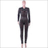 See-through Rhinestone Fixed Design Jumpsuits