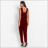 Sequin Collar Sleeveless Elegant Jumpsuits