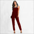 Sequin Collar Sleeveless Elegant Jumpsuits