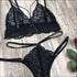 Sexy Lace Bandage Bra Set