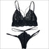 Sexy Lace Bandage Bra Set