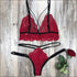 Sexy Lace Bandage Bra Set