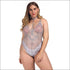 Sexy Lace Halter Neck Bodysuits