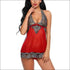 Sexy Lace V-neck Patchwork Nightdress