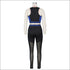 Sexy Patchwork Design Tank Top Tight Pants Sports Set