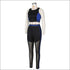 Sexy Patchwork Design Tank Top Tight Pants Sports Set