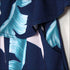 Sexy Tube Pattern Sleeveless Leaf Print Beach Rompers