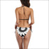 Sexy Wakerlook Halter Bikini White Swimsuit