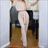 Short Sleeve Defined Waist Jumpsuits