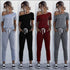 Short-sleeve Irregular Jumpsuits
