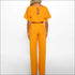 Short Sleeve Lace-up Jumpsuits