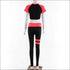Short-sleeve Yoga Crop Top And Leggings Set
