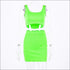 Short Vest And Bodycon Mini Skirt Women Two Pieces Sets