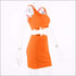 Short Vest And Bodycon Mini Skirt Women Two Pieces Sets