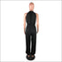 Side-slit Sleeveless Lace-up Solid Color Jumpsuits