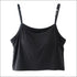 Simple Style Steel Free Padded Crop Top