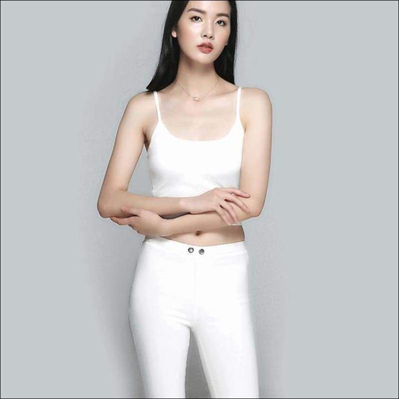 Simple Style Steel Free Padded Crop Top - Lingerie & Sleep