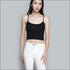 Simple Style Steel Free Padded Crop Top