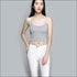 Simple Style Steel Free Padded Crop Top