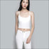 Simple Style Steel Free Padded Crop Top