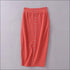Single-breasted Off-the-shoulder T-shirt High-waisted Tight Skirt Set