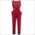 Sleeveless Backless Jumpsuits