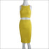 Sleeveless Crop Top and Bodycon Skirt Fashion Two Pieces Sets