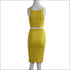 Sleeveless Crop Top and Bodycon Skirt Fashion Two Pieces Sets