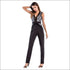 Sleeveless Defined Waist Sexy Jumpsuits