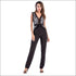 Sleeveless Defined Waist Sexy Jumpsuits