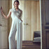 Sleeveless Halter V-neck Backless Jumpsuit