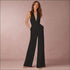 Sleeveless Halter V-neck Backless Jumpsuit