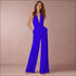 Sleeveless Halter V-neck Backless Jumpsuit