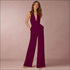 Sleeveless Halter V-neck Backless Jumpsuit