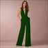 Sleeveless Halter V-neck Backless Jumpsuit