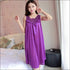 Sleeveless Lace Smooth Nightdress